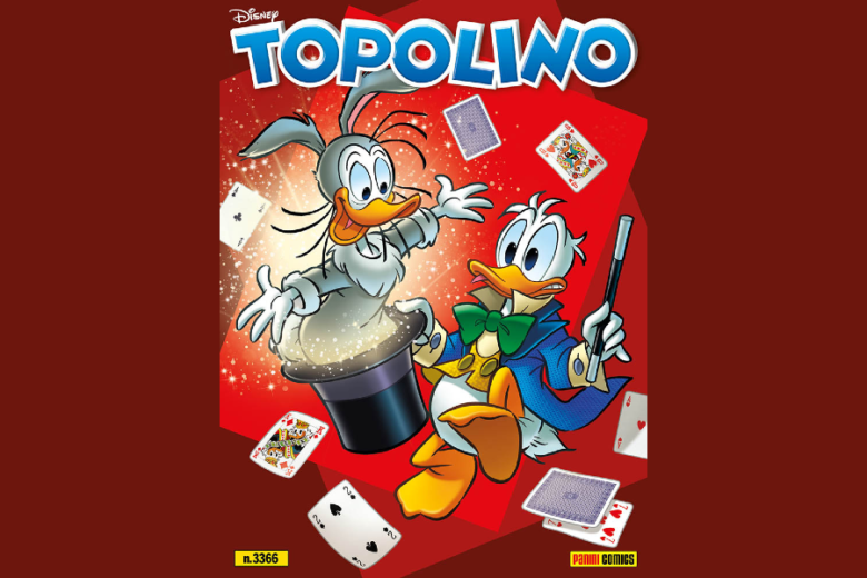 Topolino 3366, sport, corse, arachidi e piramidi